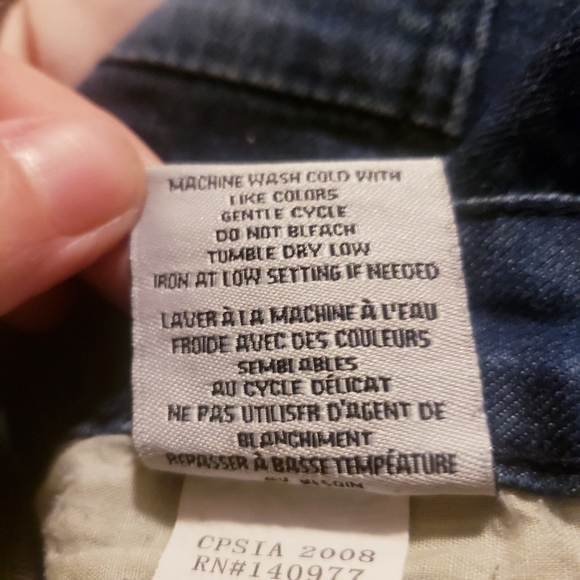 Hudson Denim Blue Jeans Women's 10 Straight Leg Sandblasted Classic Cute Staple - Picture 5 of 5